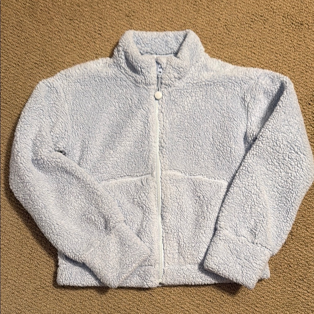 Athleta Kids Gray Fleece Hoodie